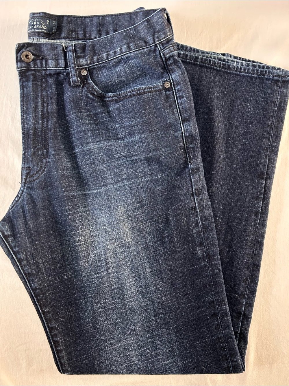 Lucky Brand 361 Vintage Straight Jeans 36x34 Dark Wash